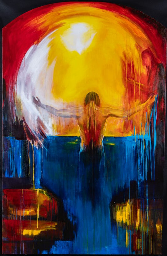 Baptism of Christ canvas print 18 x 24